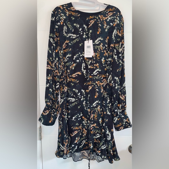 Reiss Hayley Floral Midi Dress NEW US 14 - Picture 6 of 10